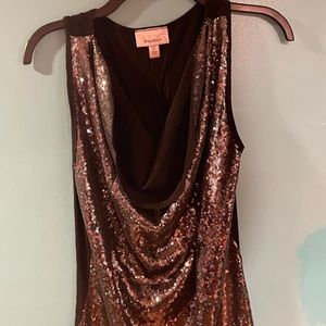 Dress barn glitter tank top